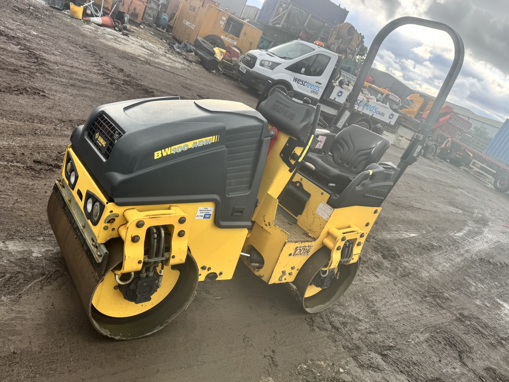 2016 Bomag BW100 AD M-5 Twin Drum Roller - ONLY 1115hrs